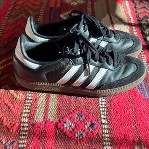 Adidas Samba Black Leather Sneakers